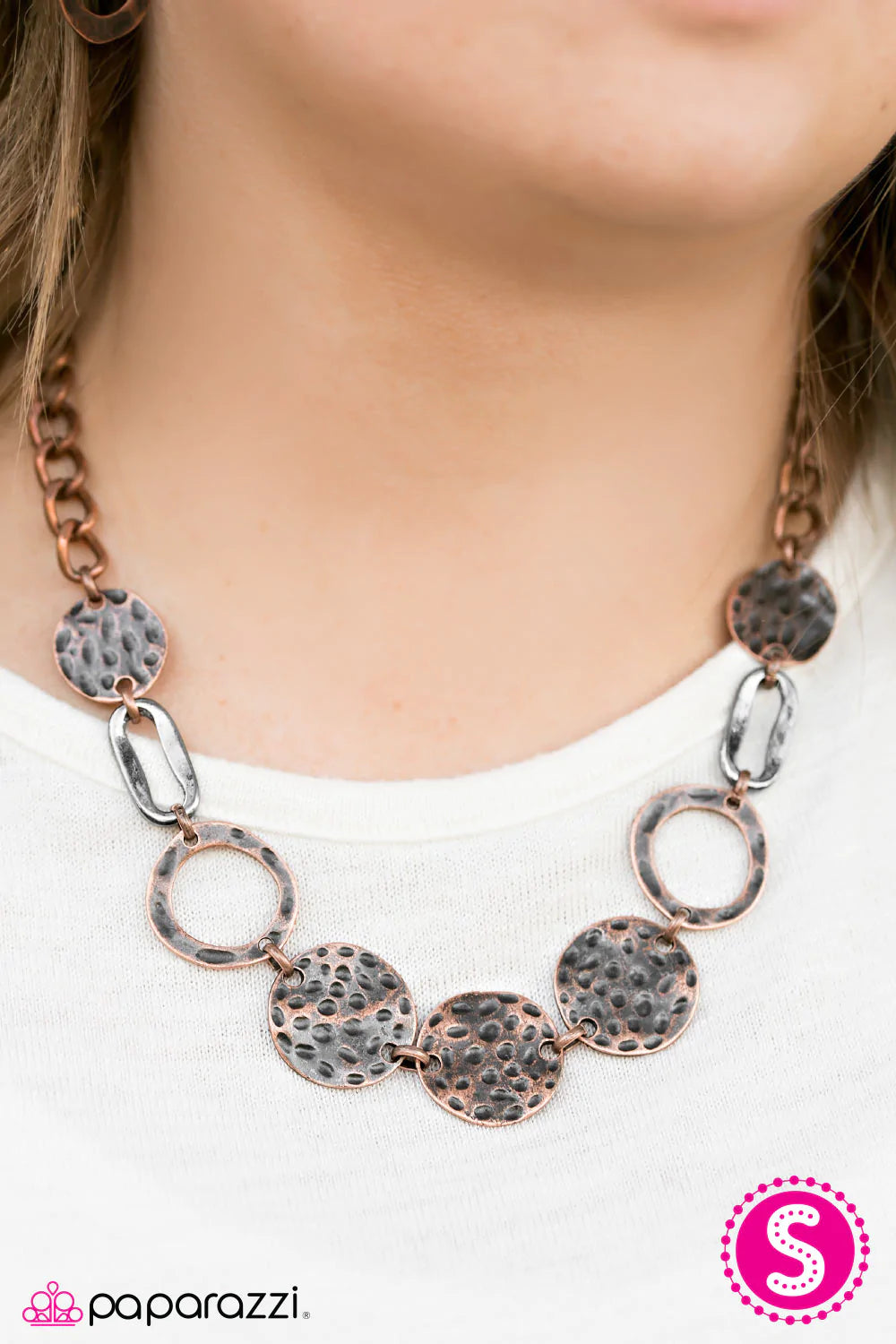 Paparazzi Necklace ~ Cave Craze - Copper