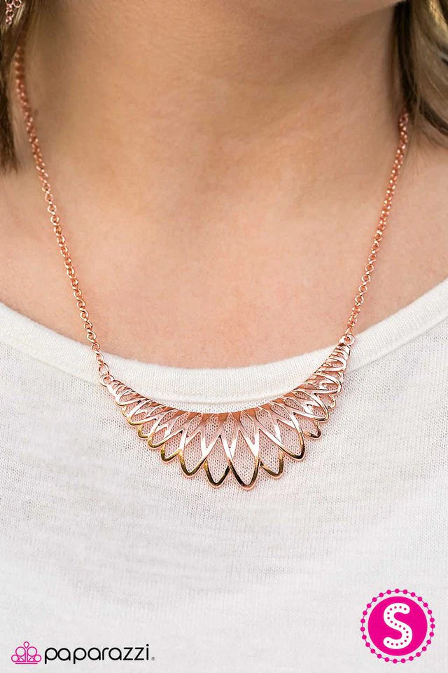 Paparazzi Necklace ~ Amazon Allure - Copper