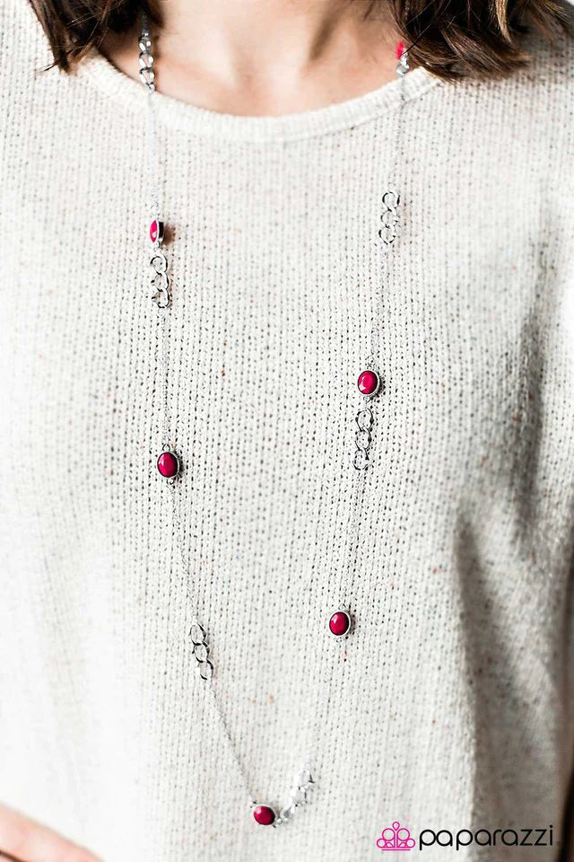 Collar Paparazzi ~ Romance parisino - Rosa