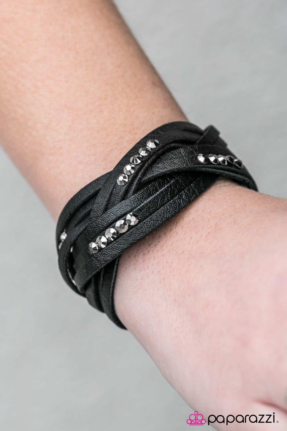 Paparazzi Bracelet ~ True Rebel - Black