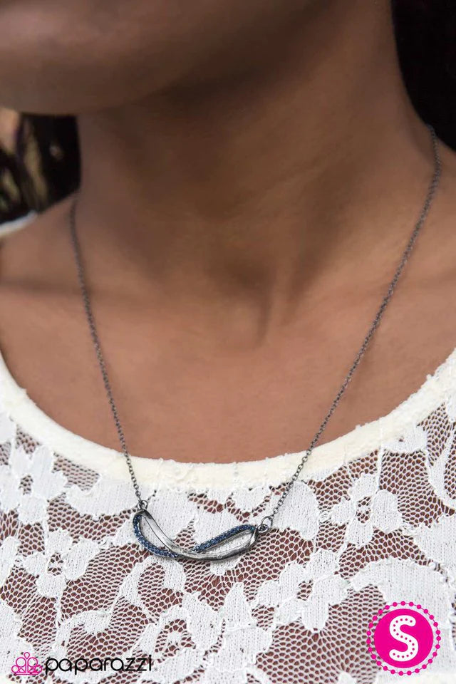 Collar Paparazzi ~ Los diamantes son eternos - Azul