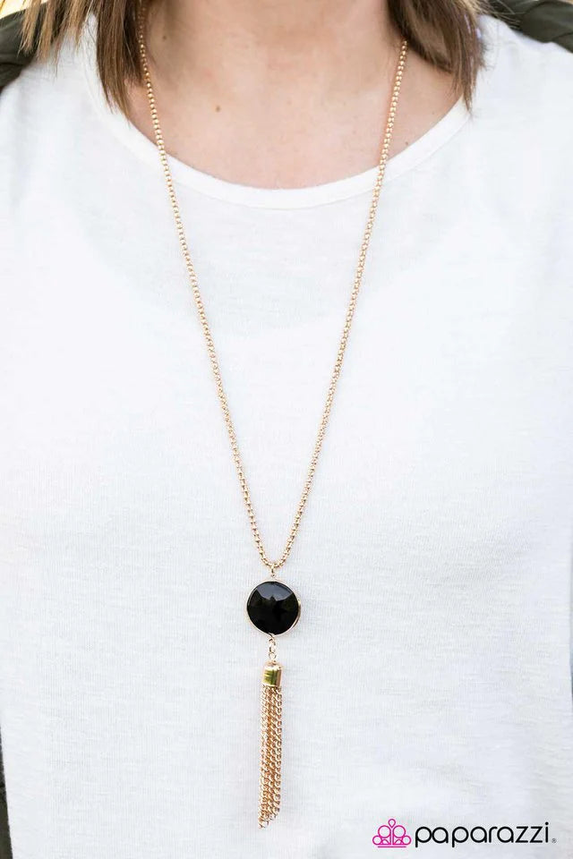 Collar Paparazzi ~ La fortuna te sonríe - Negro