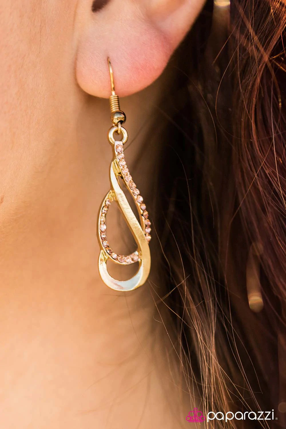 Paparazzi Earring ~ Dipped In Elegance - Gold
