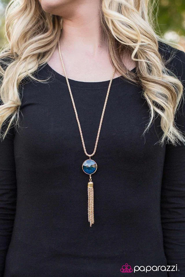 Collar Paparazzi ~ La fortuna te sonríe - Azul