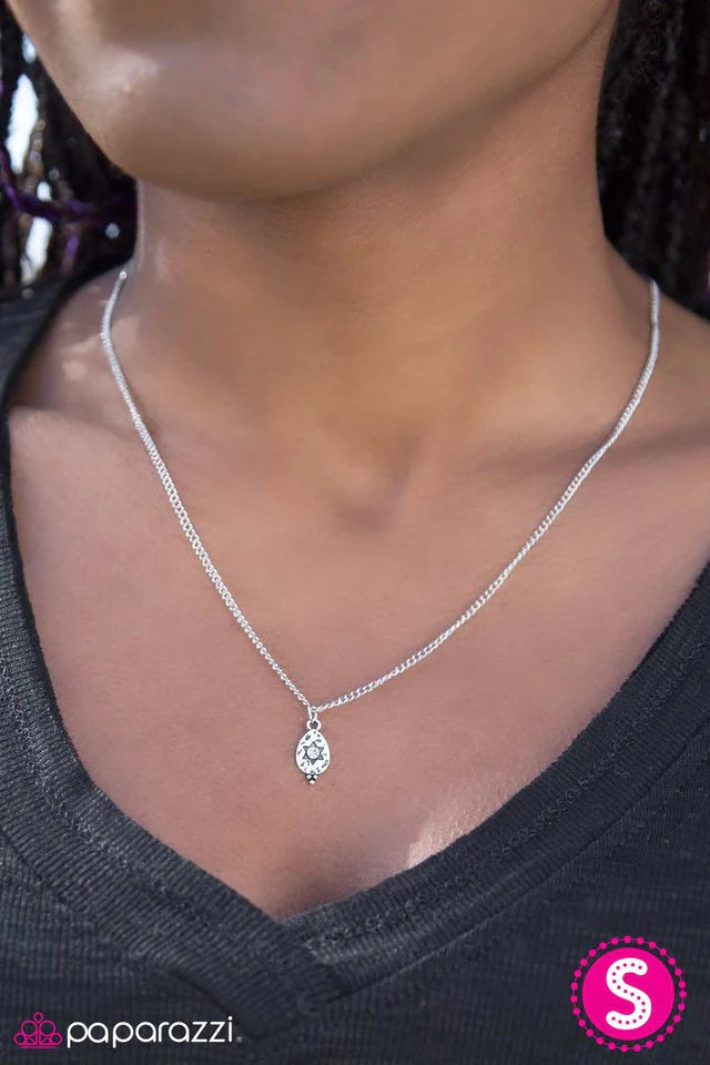 Paparazzi Necklace ~ Shine Your Brightest - White