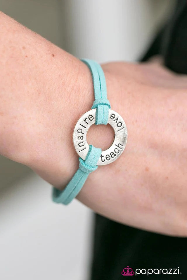 Pulsera Paparazzi ~ Nunca dejes de soñar - Azul