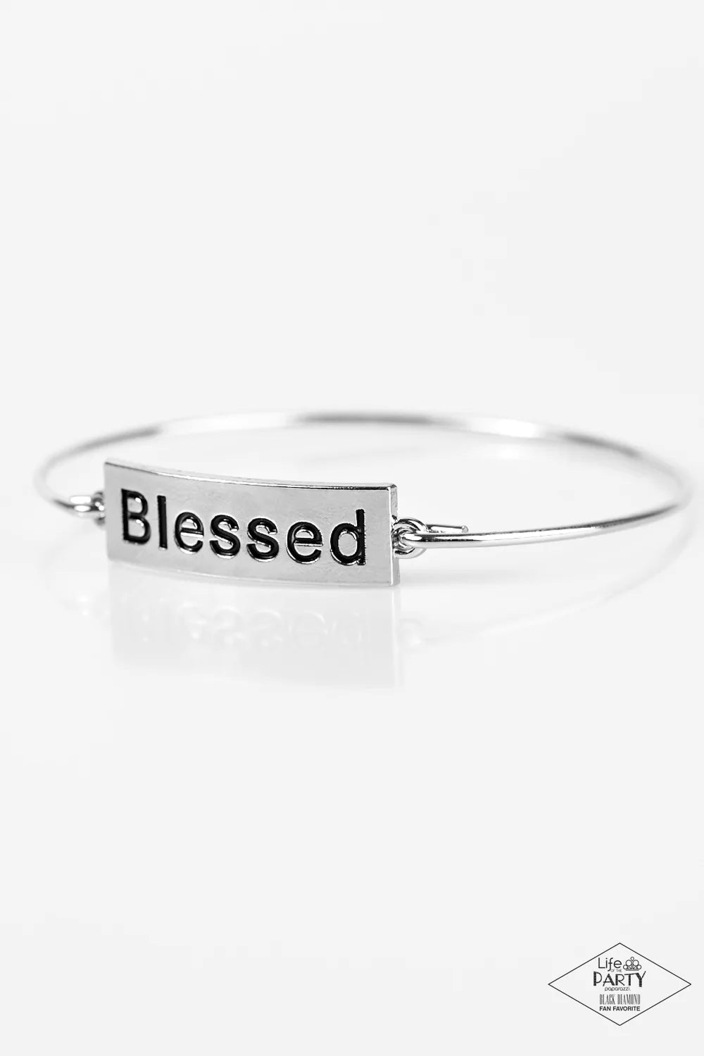 Paparazzi Bracelet ~ Blessed - Silver
