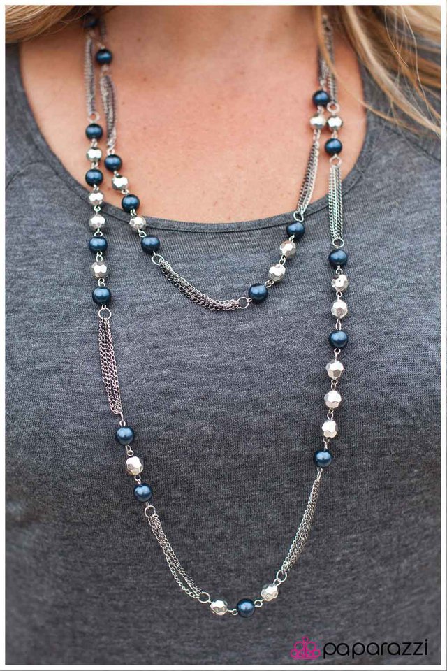 Collar Paparazzi ~ Cantando el blues - Azul