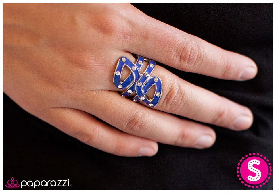 Anillo Paparazzi ~ Intercambio de cobalto - Azul
