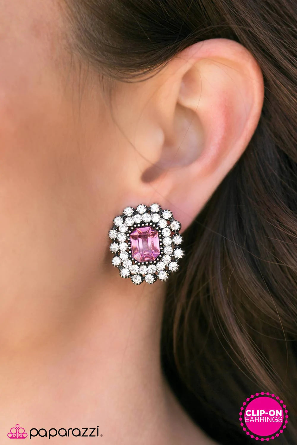 Paparazzi Earring ~ Nevertheless, She Persisted - Pink