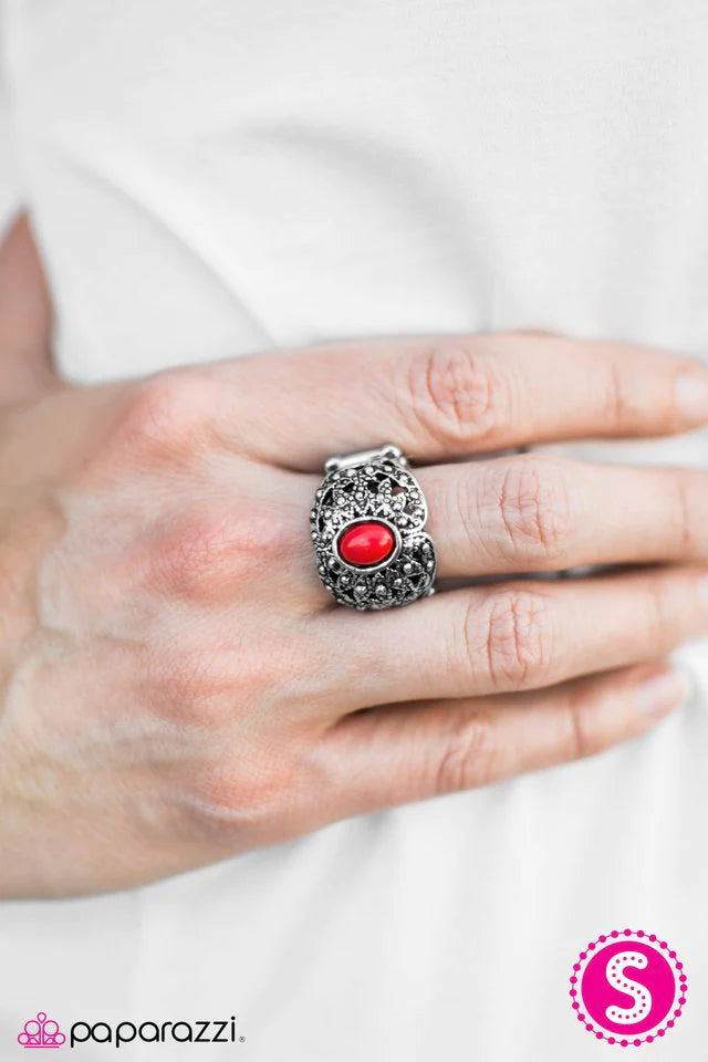 Paparazzi Ring ~ Color Burst - Red