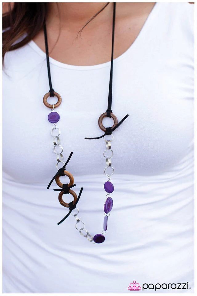 Collar de paparazzi ~ Tied Me Over - Púrpura