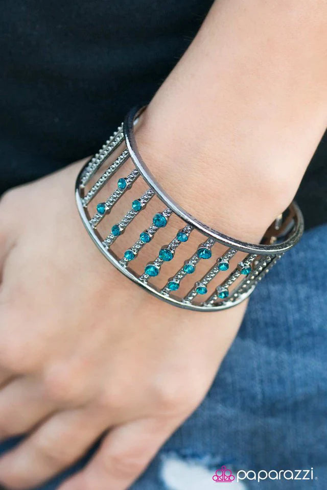 Pulsera Paparazzi ~ Puedes agradecerme ESCALERA - Azul
