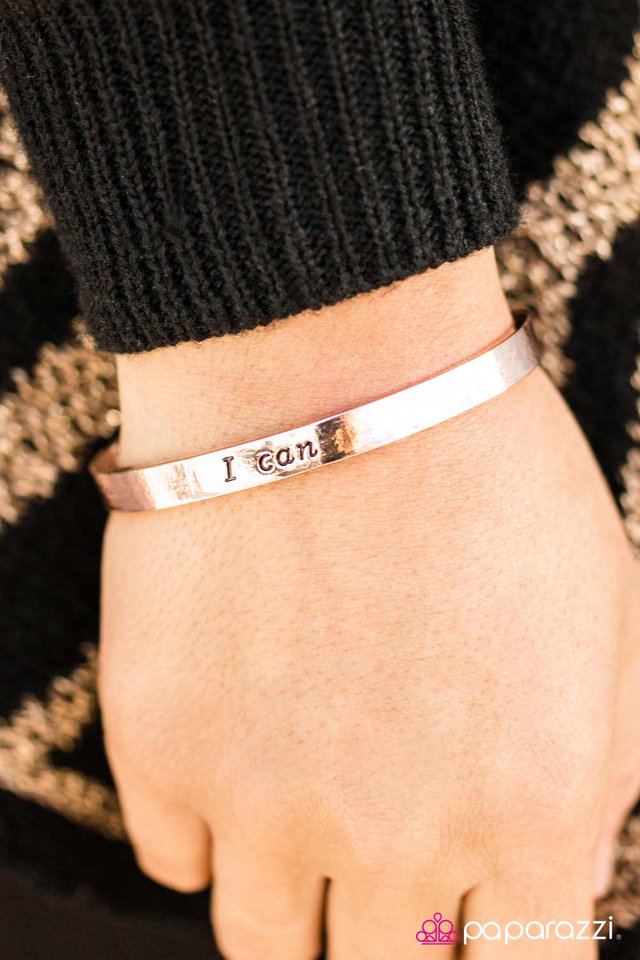 Paparazzi Bracelet ~ I Can... - Rose Gold