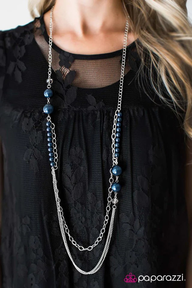 Collar Paparazzi ~ Magia de Broadway - Azul