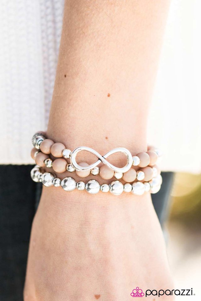 Paparazzi Bracelet ~ A Race Against Time - Brown