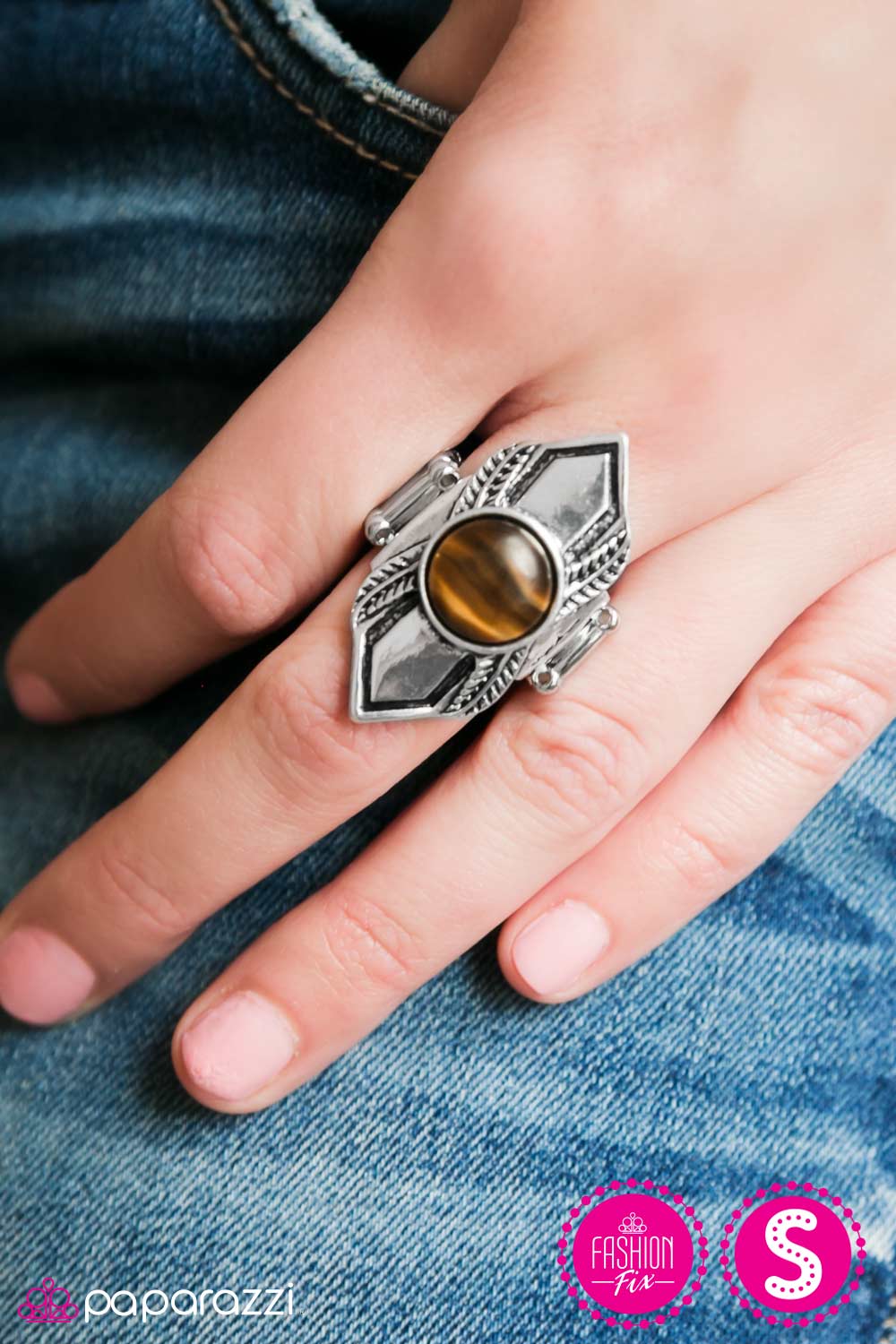 Paparazzi Ring ~ BEAD Courageous - Brown