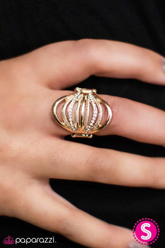 Paparazzi Ring ~ What A Prize - Gold