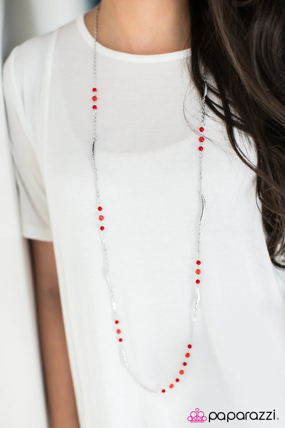 Paparazzi Necklace ~ Tropical Summer - Red