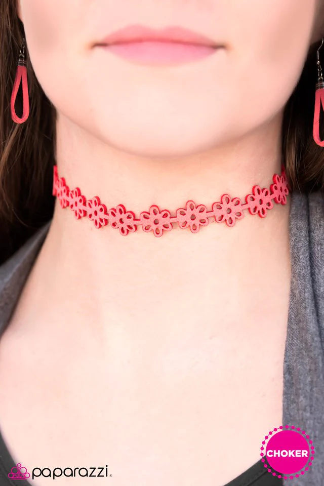 Collar Paparazzi ~ Sol de verano - Naranja