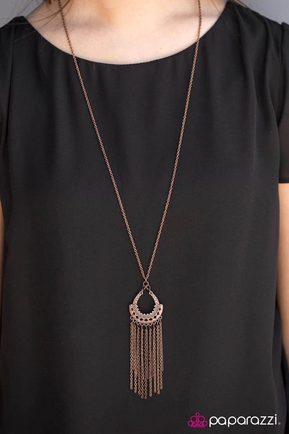 Paparazzi Necklace ~ Surfin The Sunset - Copper