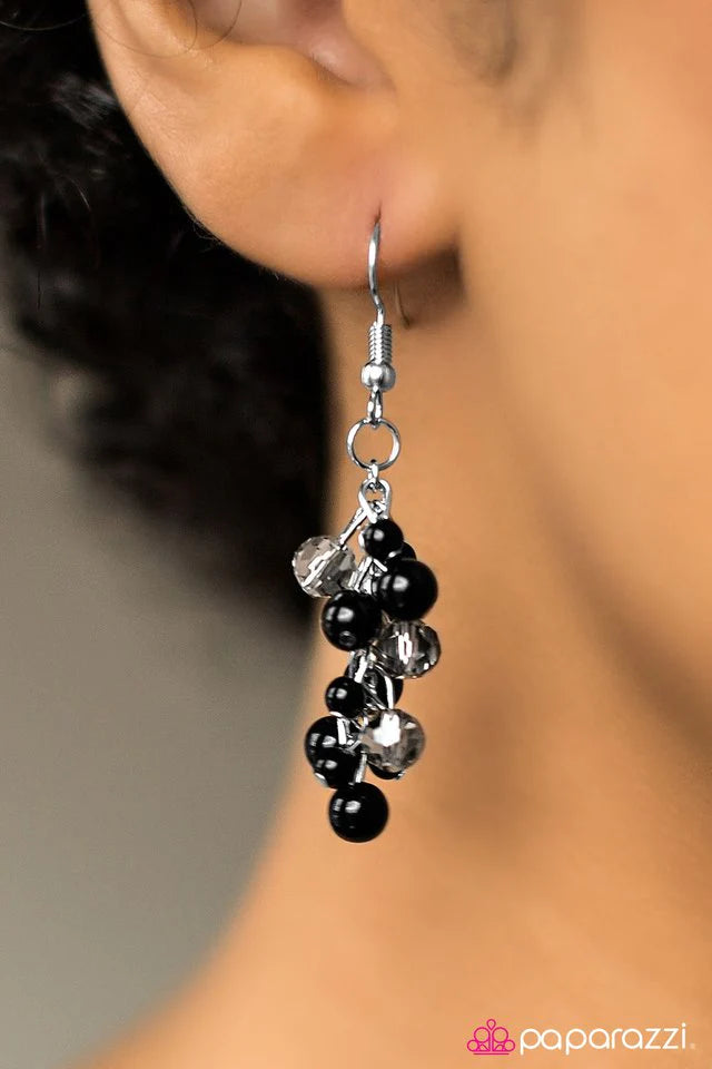 Pendiente Paparazzi ~ Irresistible Shimmer - Negro