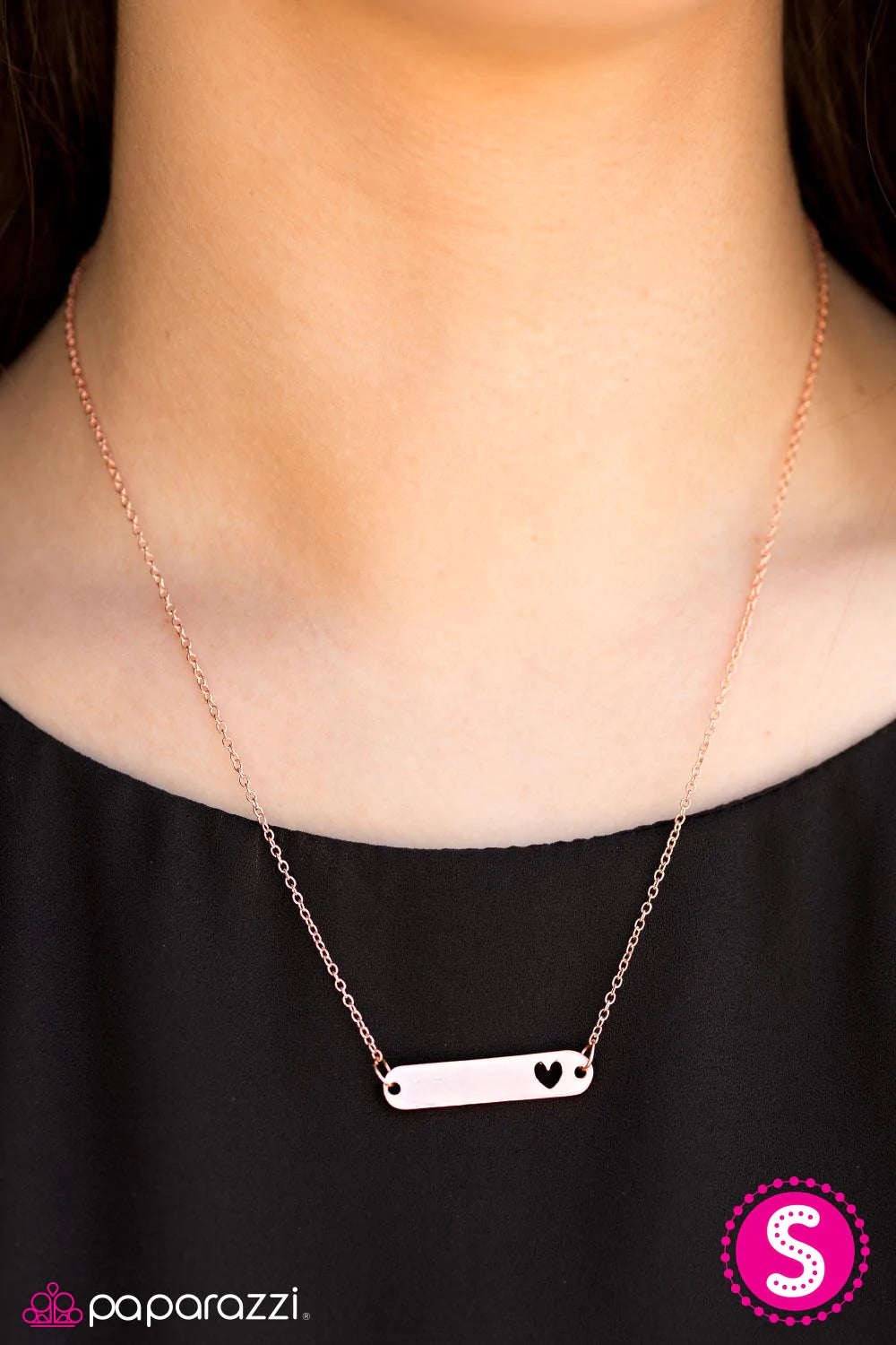 Paparazzi Necklace ~ Fill Your Heart With Love - Copper