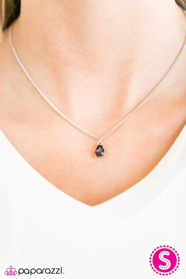 Collar Paparazzi ~ Noches tormentosas - Púrpura