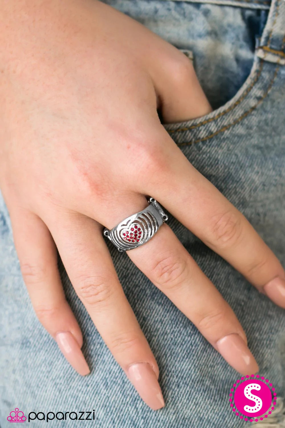 Paparazzi Ring ~ Let Your Heart Guide You - Red