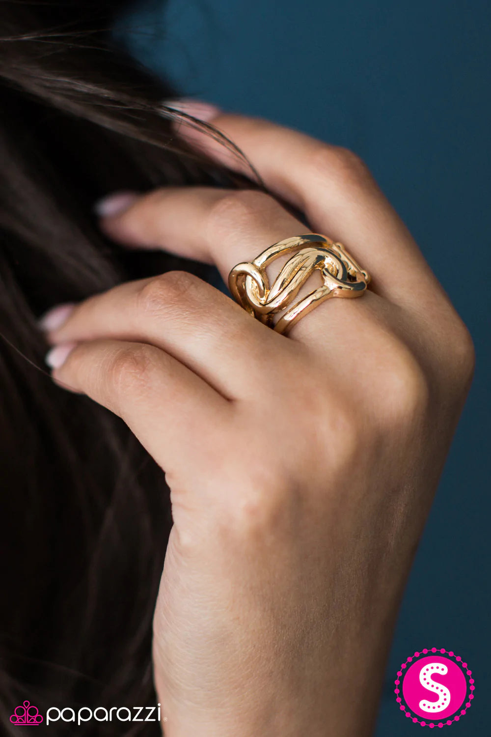Paparazzi Ring ~ Tantalizingly Tangled - Gold