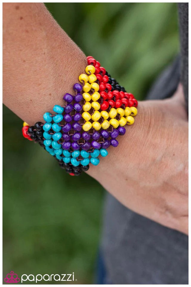 Pulsera Paparazzi ~ Señal en el cielo - Azul