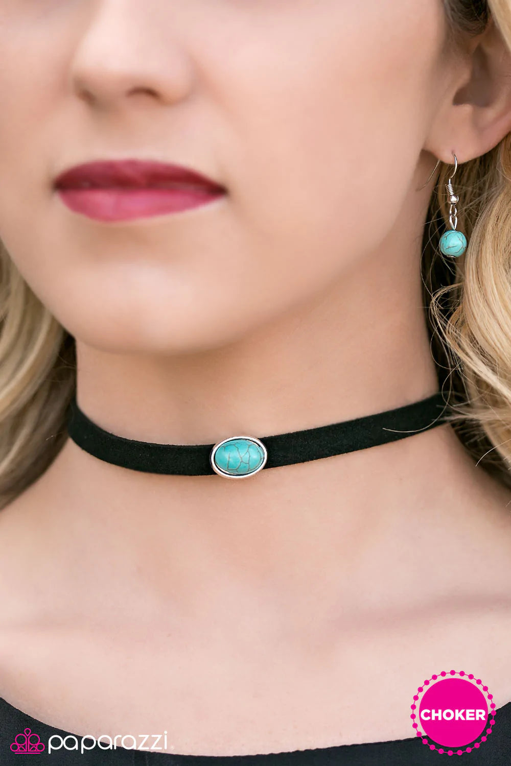 Paparazzi Necklace ~ Run Wild - Blue