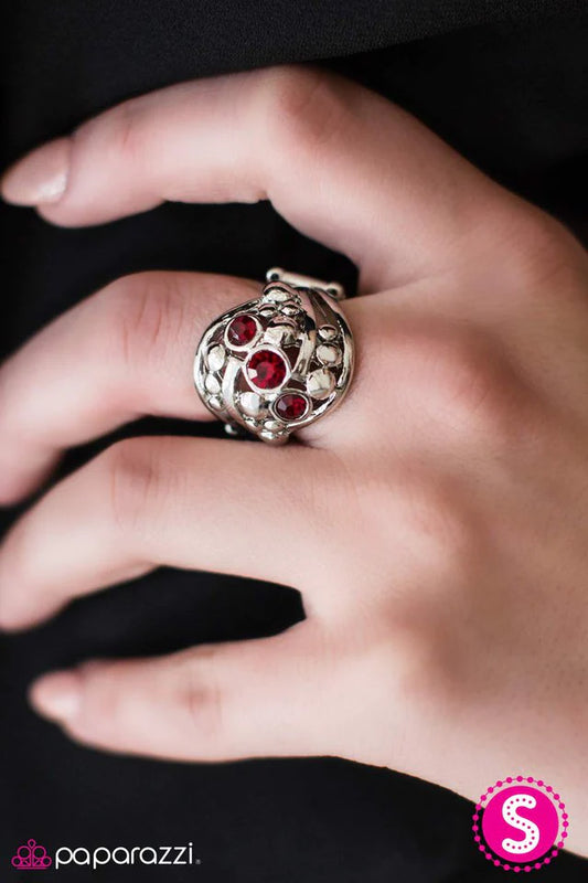 Paparazzi Ring ~ Woman On A Mission - Red