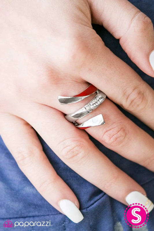 Paparazzi Ring ~ Wrapped Around My Finger - Red