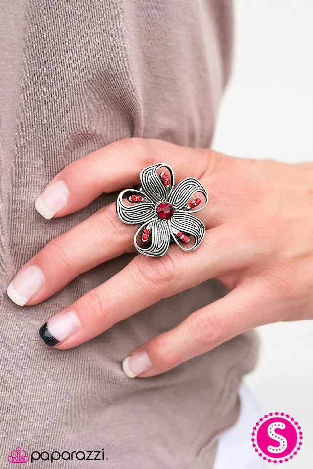 Anillo Paparazzi ~ Epifanía - Rojo