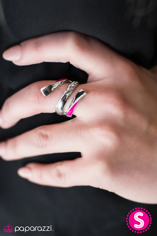 Paparazzi Ring ~ Wrapped Around My Finger - Pink