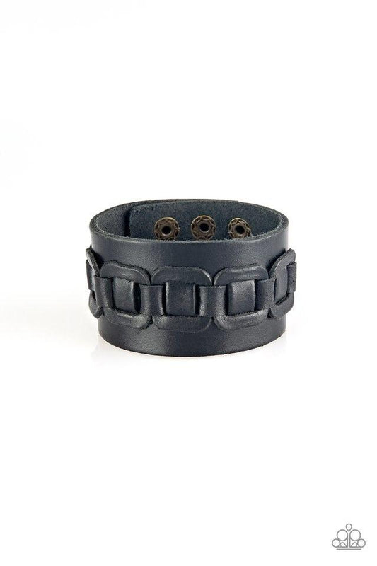 Paparazzi Bracelet ~ Dont Tread On Me - Black