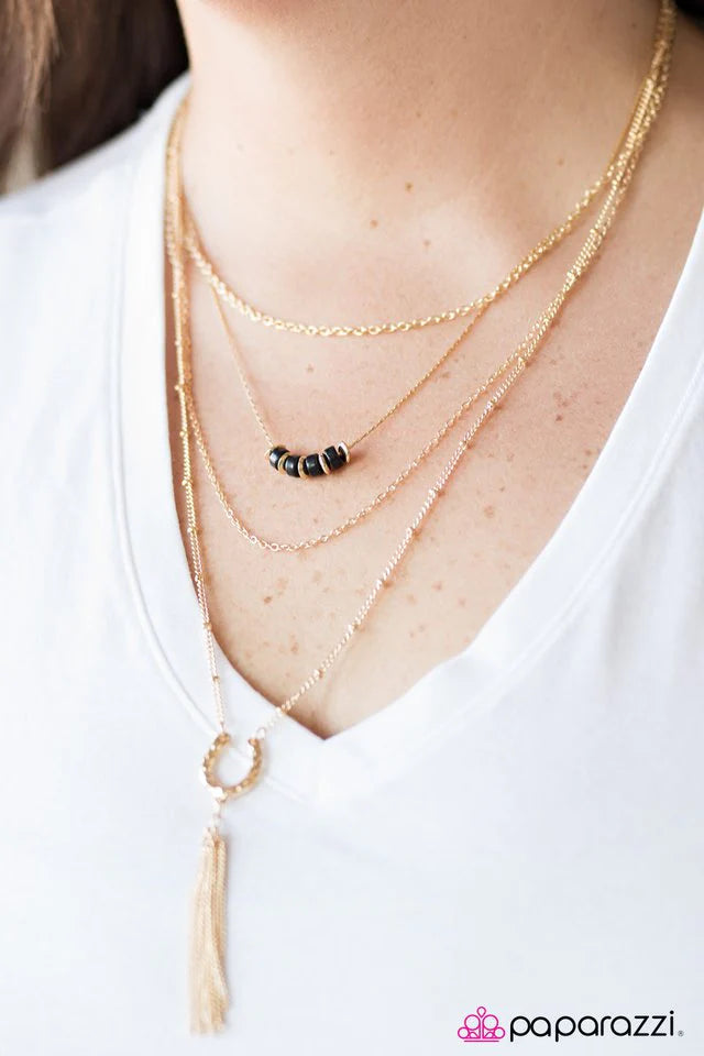 Collar Paparazzi ~ Bota Scootin Boogie - Negro