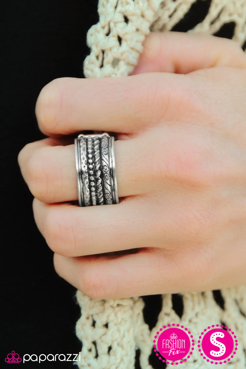 Paparazzi Ring ~ Whats Yours Is MAYAN - Silver