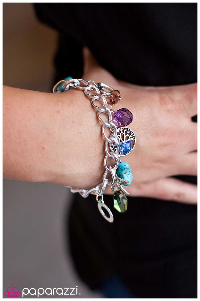 Pulsera Paparazzi ~ Branched Out - Multi