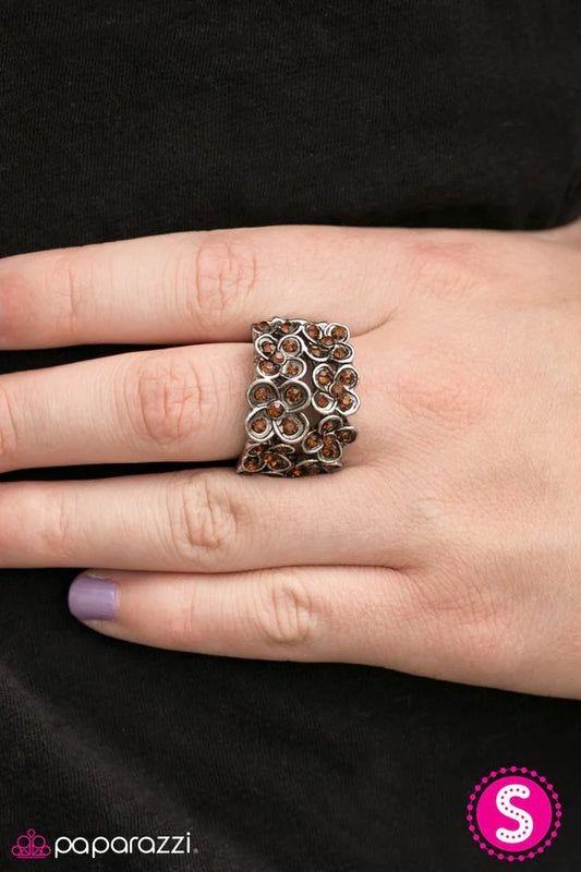 Paparazzi Ring ~ Home Grown - Brown