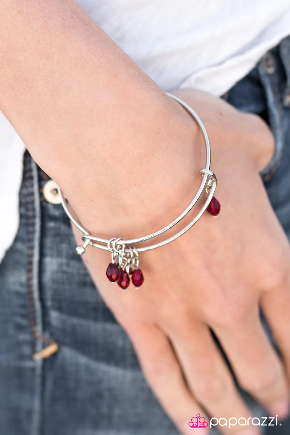 Paparazzi Bracelet ~ I Adore Pretty Things - Red