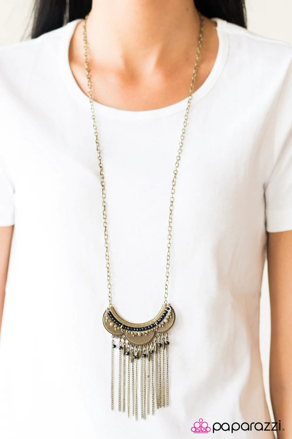 Paparazzi Necklace Tribal Fusion Brass – Paparazzi Jewelry