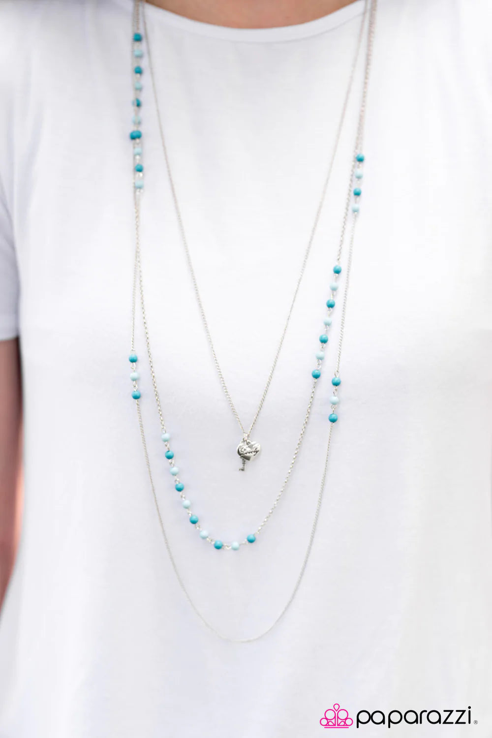 Collar Paparazzi ~ Un momento encantador - Azul