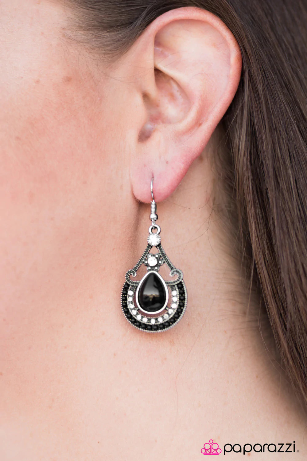 Paparazzi Earring ~ Having A BALI! - Black
