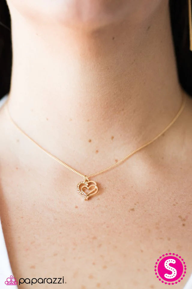 Collar Paparazzi ~ Romeo conoce a Julieta - Oro