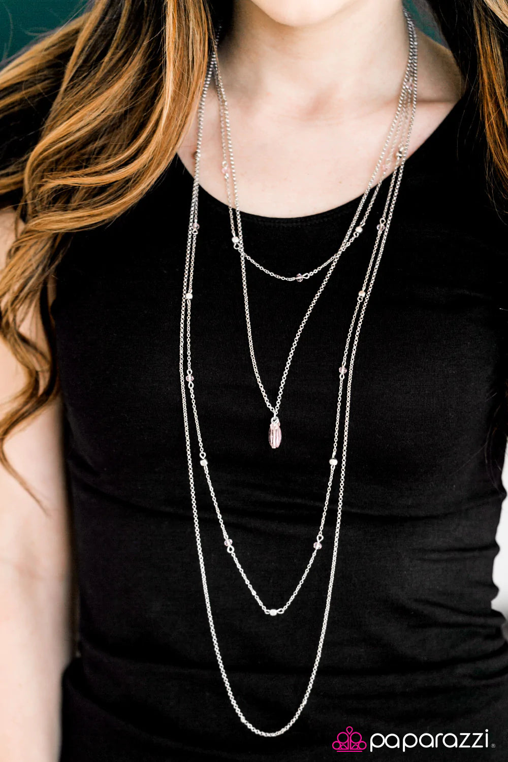 Collar Paparazzi ~ Mantente elegante - Rosa