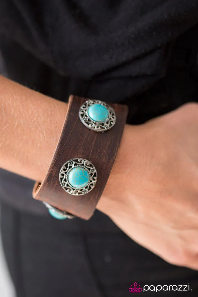 Paparazzi Bracelet ~ Cowgirl Courage - Brown