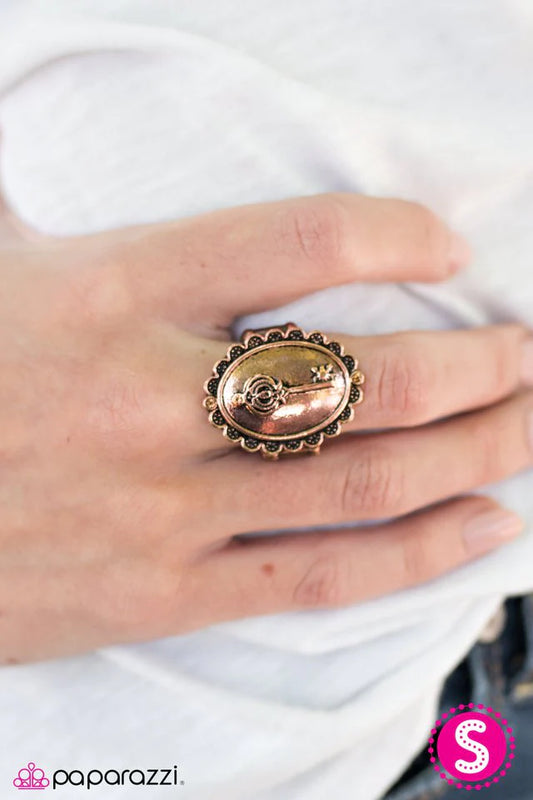 Paparazzi Ring ~ Master Key - Copper