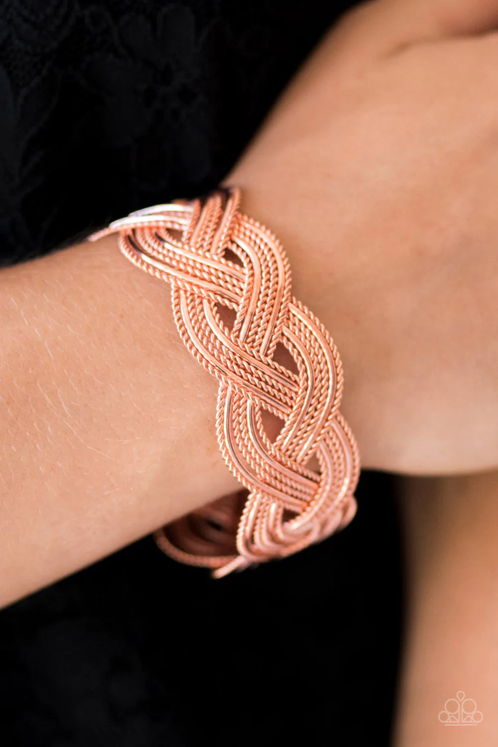 Paparazzi Bracelet ~ Civil Serpent - Copper